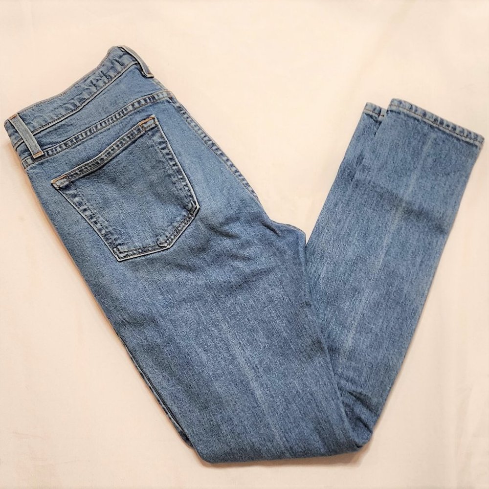 RE/DONE | High Waisted Skinny Jeans Distressed